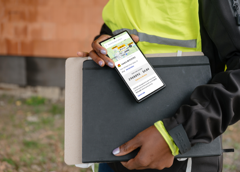 FuelApp mobile interface